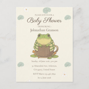 Personalised Woodland Meet Zochi Invitation Postcard