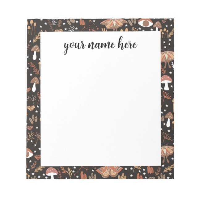 Personalised Woodland Notepad (Front)