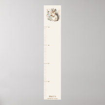 Personalised Woodland Squirrel Growth Chart