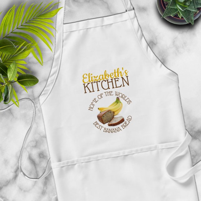 Personalised World's Best Banana Bread Standard Apron (Creator Uploaded)