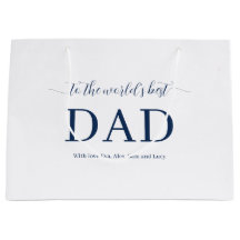 Personalised World's Best Dad Ever Bundle Set