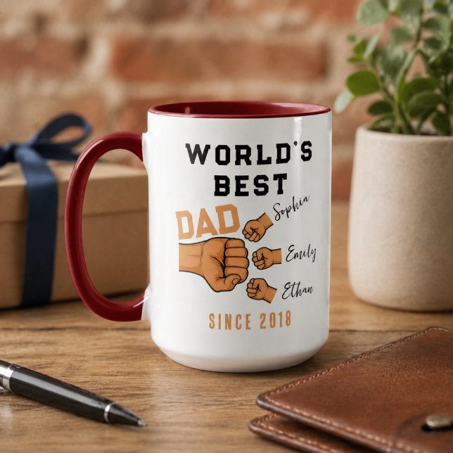 Personalised WORLD'S BEST Dad | Father’s Day Mug (Personalized WORLD'S BEST Dad | Father’s Day Mug)