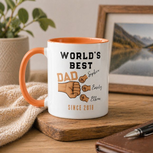 Personalised WORLD'S BEST Dad | Father’s Day Mug (Personalized WORLD'S BEST Dad | Father’s Day Mug)