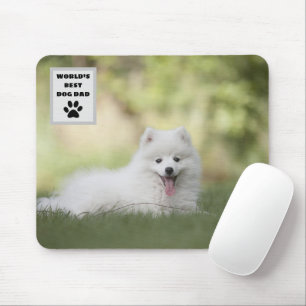 Personalised World's Best Dog Dad Custom Photo Mouse Pad