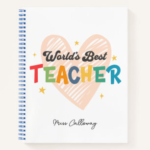 Personalised World's Best Teacher Notebook