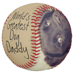 Personalised Worlds Greatest Dog Dad Fathers Day Softball