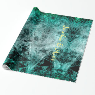 Personalised Wrapping Paper with Abstract Design
