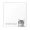 Personalised writing notepads for cat lover