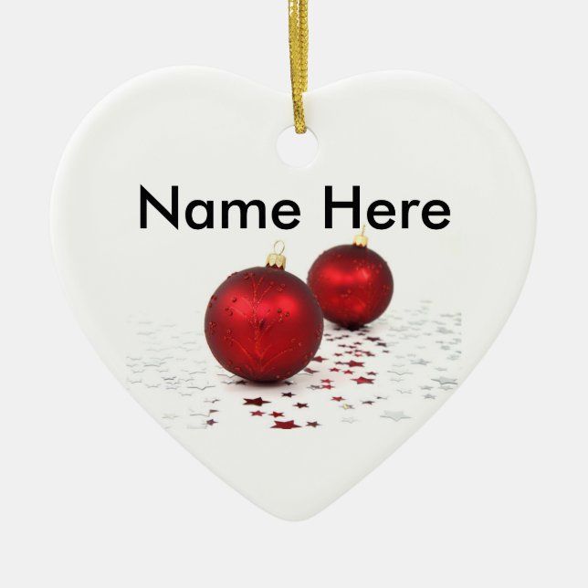 Personalised Xmas Ornament (Front)