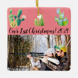 Personalised XMAS Ornament Bohemian Cactus Succule