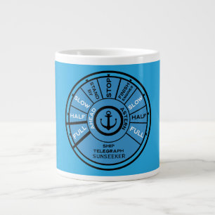 Personalised Yacht Marina Accessory Large Coffee Mug