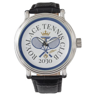 Personalised Year Gold Tennis Club  Watch