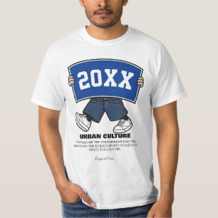 Personalised Year Varsity Sign Streetwear Graphic T-Shirt