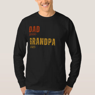 Personalised Years Dad Grandpa Retro Custom T-Shirt