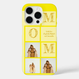 Personalised Yellow iPhone Case–Custom Photo Text iPhone 16 Pro Case
