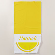 Personalised Yellow Lemon