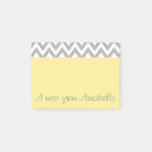 Personalised Yellow Office Post It Notes Gift