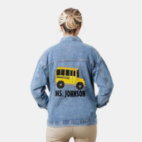 Personalised Yellow School Bus Driver Education
