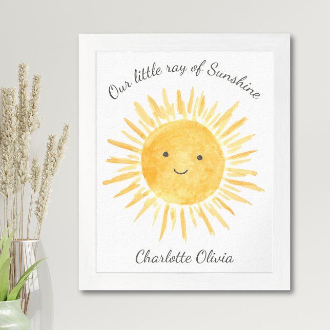 Personalised Yellow Sun Boho Baby Nursery Decor (Creator Uploaded)