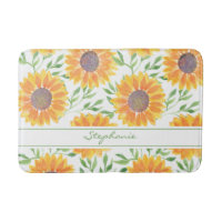 Personalised Yellow Sunflower Pattern 