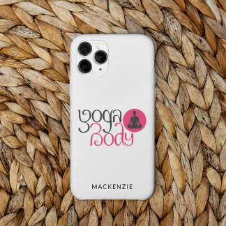 Personalised Yoga Body With Yoga Pose Graphic iPhone 13 Pro Case