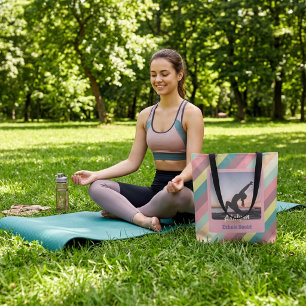 Personalised Yoga Lover Teacher Mum Women Gift Tote Bag