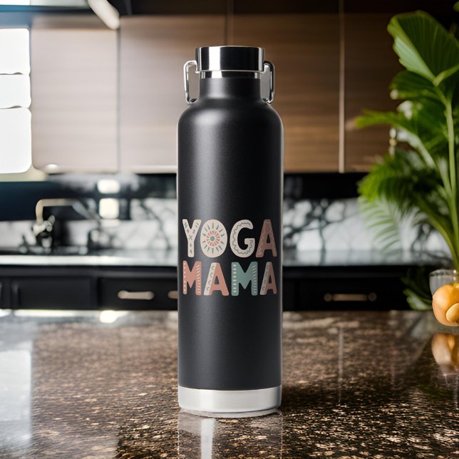 Personalised Yoga Mama Insulated Water Bottle (Creator Uploaded)