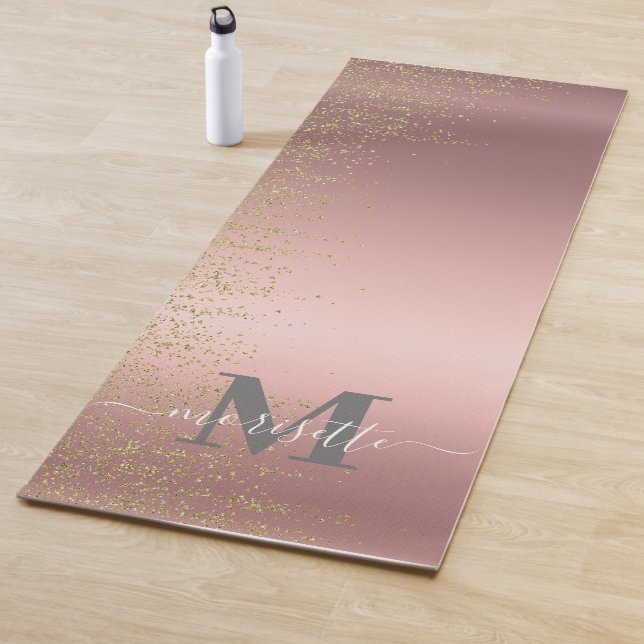 Personalised Yoga Mat with name and initial (In Situ)