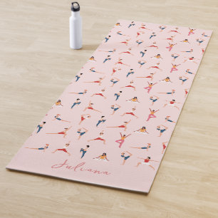 Personalised Yoga Poses Yoga Mat
