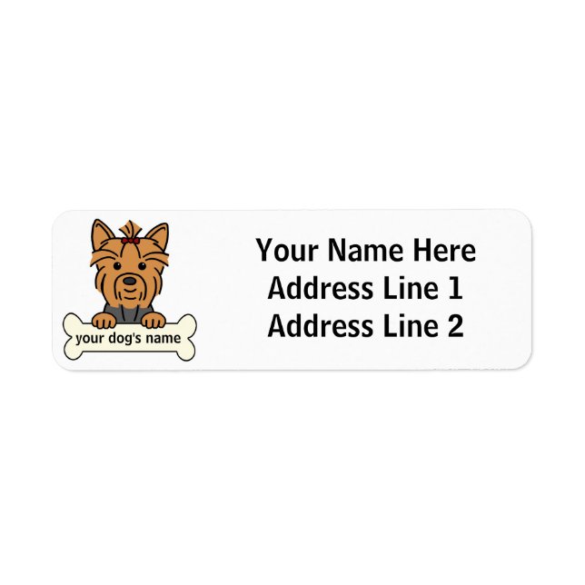 Personalised Yorkie (Front)