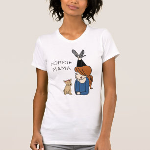 Personalised Yorkie Mama T-Shirt