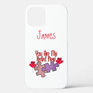 Personalised You Are My Perfect Piece iPhone 12 Case