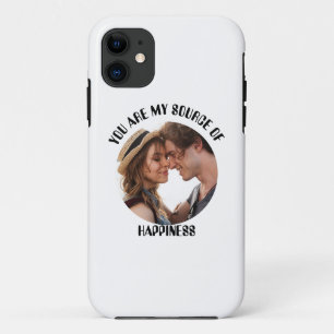 Personalised You Are My Source of Happiness Photo Case-Mate iPhone Case