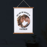 Personalised You Are My Source of Happiness Photo Hanging Tapestry<br><div class="desc">Celebrate your love with this beautifully designed "You Are My Source of Happiness" personalised photo template,  perfect for couples. Add your favourite photo to create a heartfelt keepsake that captures your special moments together. Ideal for anniversaries,  Valentine’s Day,  weddings,  or just to show how much you care</div>