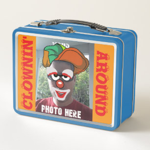 Personalised YOU AS A CLOWN Metal Lunch Box