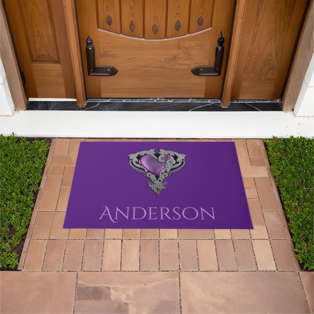 Personalised You Have My Heart Doormat (Outdoor)