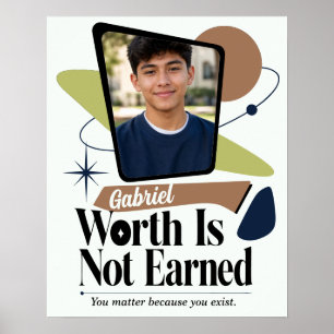 Personalised You Matter Photo Poster