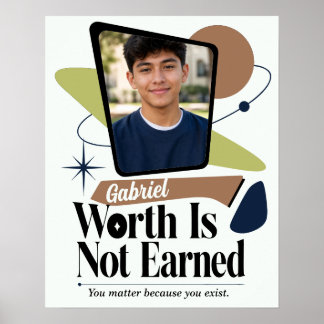 Personalised You Matter Photo Poster