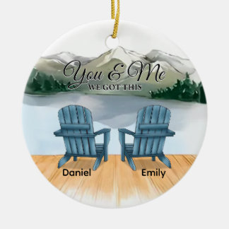 Personalised You & Me Got This Ornament