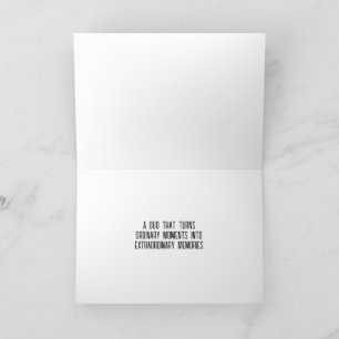 Personalised You & Me Thank You Card