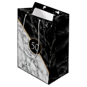 Personalised Your Birthday Gifty Bag Marble Design