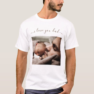 Personalised Your Dad Photo T-Shirt Gift with Text