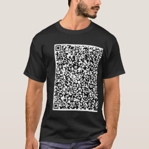 Personalised Your Design QR Code T-Shirt Template