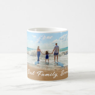 Personalised Your Family Photo Coffee Mug and Text