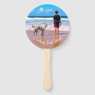 Personalised Your Hand Fan with Custom Text