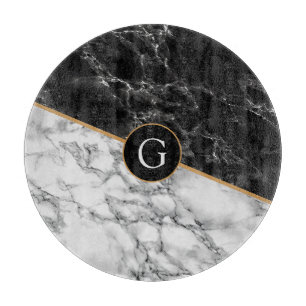 Personalised Your Letter Marble Cutting Board