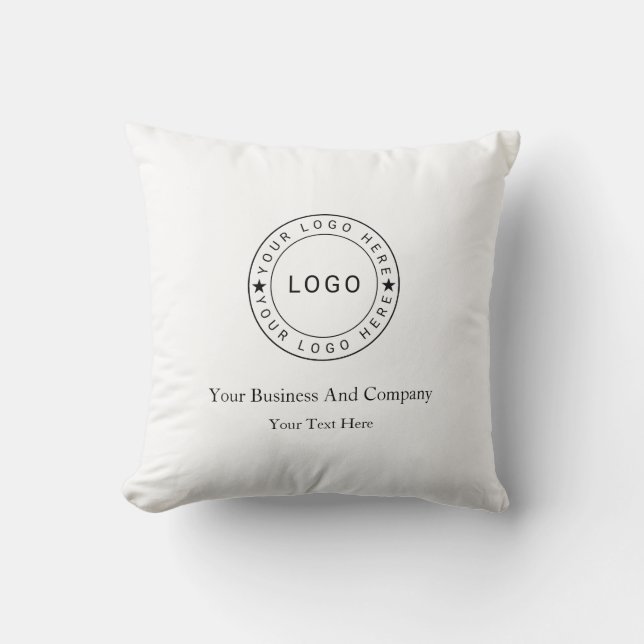 Personalised your Logo and Text Cushion (Front)