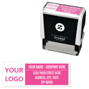 Personalised Your Logo Name Address Stamp