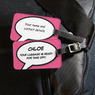 Personalised YOUR LUGGAGE IS READY FOR TAKE OFF! Tag