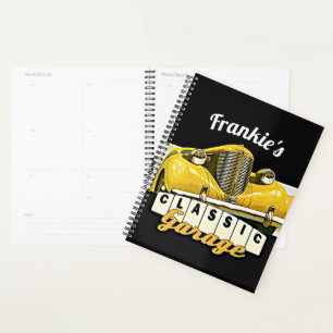 Personalised   Your Name   Classic Car Garage Planner